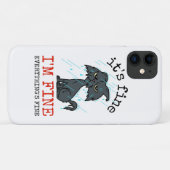 Kattenvader vaderdag cadeau Case-Mate iPhone case (Achterkant (horizontaal))