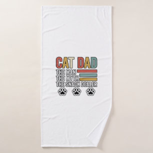 Kattenvader Vintage Grappig Snack Dealer T-shirt o Badhanddoek