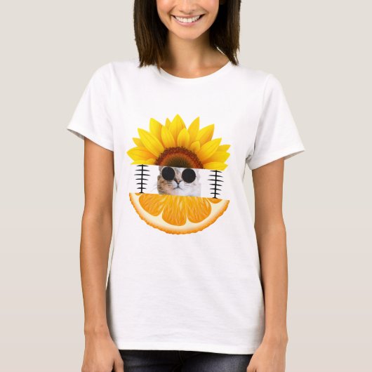 Kattenvakantie Zomer T-shirt (Voorkant)