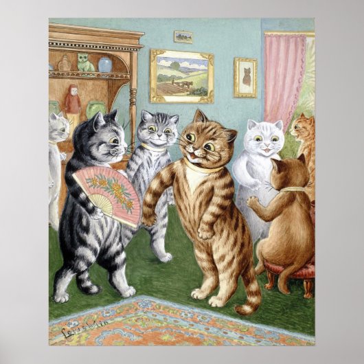 Kattenverzameling, Louis Wain Poster (Voorkant)