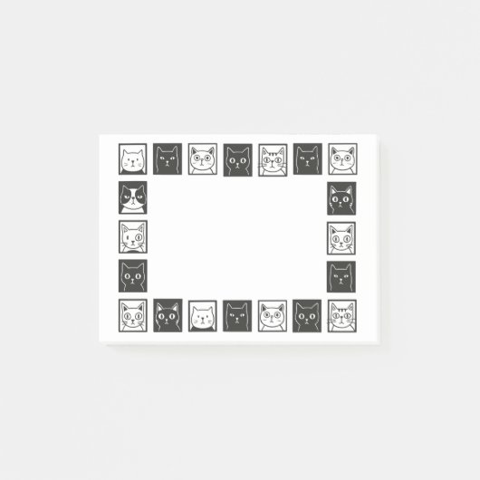 kattenvierkant post-it® notes (Voorkant)