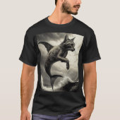 Kattenvis mythisch wezen t-shirt (Voorkant)