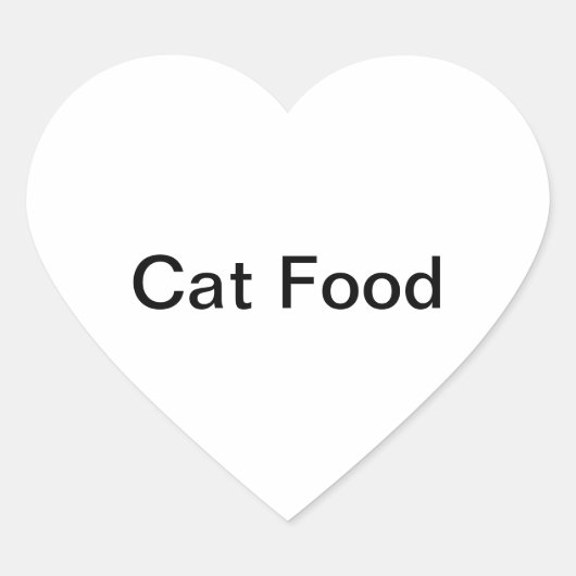 Kattenvoer Stickers (Voorkant)