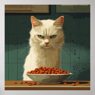 Kattenvoerstaking Poster