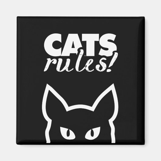 Kattenvoorschriften Magneet (Voorkant)