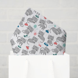 Kattenweefselpapier, poes kitten decoupage tissuepapier