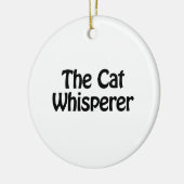 kattenwhisker keramisch ornament (Links)