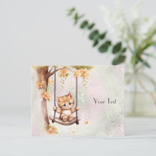 Kattenwiegen Ansichtkaart Briefkaart (Staand voorkant)