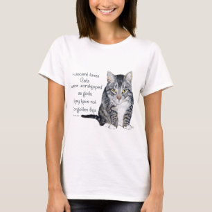 Kattenwijsheid - in de oude tijd, katten werden t-shirt