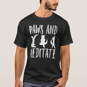 Kattenyoga Trots Pootjes En Mediteren Kitten T-shirt