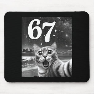 Kattenzelfie met 67 Meme Grappige Katten Grafisch  Muismat