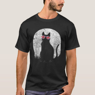 Kattenzonnebril UK Britse Vlag Engeland Huiskatten T-shirt