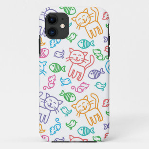 kattepatroon iPhone 11 hoesje