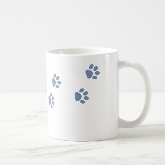 kattepoetsafdrukken van huisdieren koffiemok (Rechts)