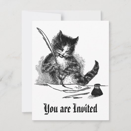 katteuitnodiging kaart (Voorkant)