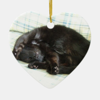 kattevoer keramisch ornament