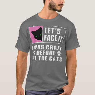 kattevrouw, kattemoeder, gek voor alle katten, kra t-shirt