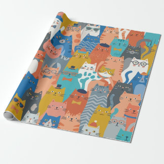 KATTFAMILIE CADEAUPAPIER