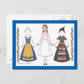 Katti de Suède papier carte postale (Devant / Derrière)