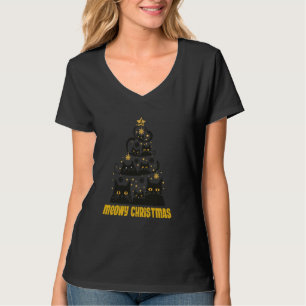 Kattig Kerstmis Kat Catmas Schattig Kitten Katten T-shirt