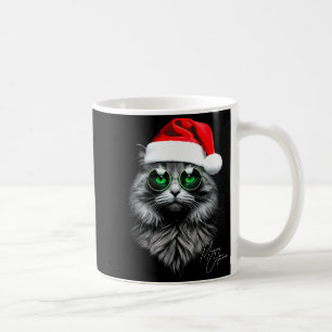 Kattige Kerstmis Grappige Koele Kerst Kat Sinterkl Koffiemok