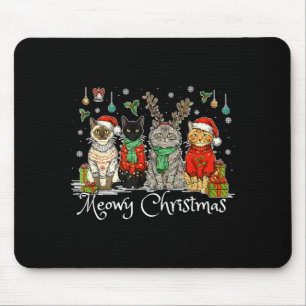 Kattige Kerstmis Kat Kerst Cute Kitten Katten Kers Muismat