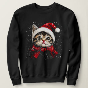 Kattige kerstmis kattenliefhebber grappige feestda trui