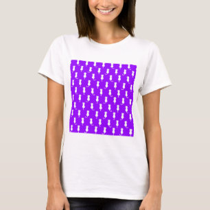 Kattige pret voor altijd Whimsical katten Witte ka T-shirt