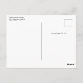 Kattige Rode Hartjes Schattig en Leuk Briefkaart (Achterkant)