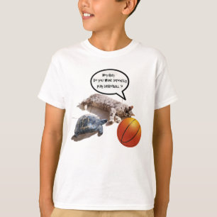 KATTURTLE EN BASKETBALL T-SHIRT