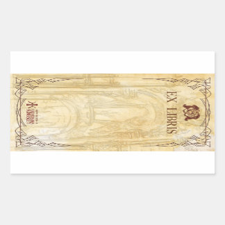 Katverse Bookplaten Rechthoekige Sticker