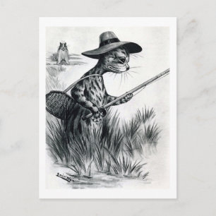 Katvisserij, Louis Wain Briefkaart