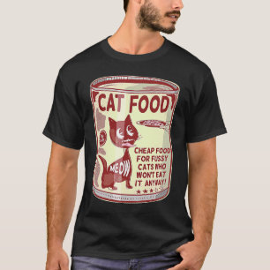 Katvoedsel kieskeurige eter t-shirt