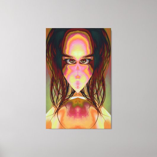 Katvrouw Canvas Afdruk (Voorkant)