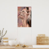 Katvrouw Poster (Keuken)