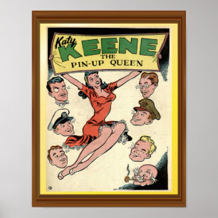 Katy Keene Pin-Up Queen Comic Hoesje Poster