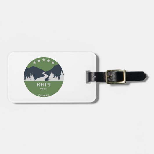 Katy Trail Bagagelabel (Voorkant horizontaal)