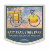 Katy Trail (bike2)2 Sticker (Voorkant)