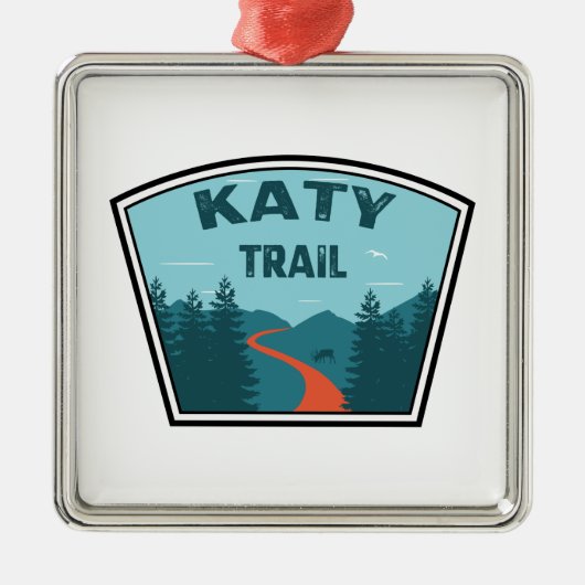 Katy Trail Metalen Ornament (Voorkant)