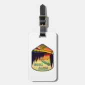 Katy Trail Missouri Kleuren Bagagelabel (Voorkant verticaal)