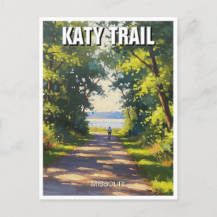 Katy Trail Missouri Reizen Briefkaart