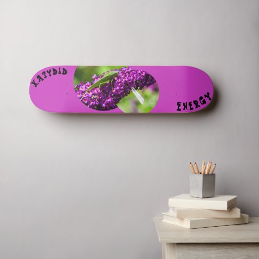 katydid energie skateboard (Muurkunst (Horizontaal))