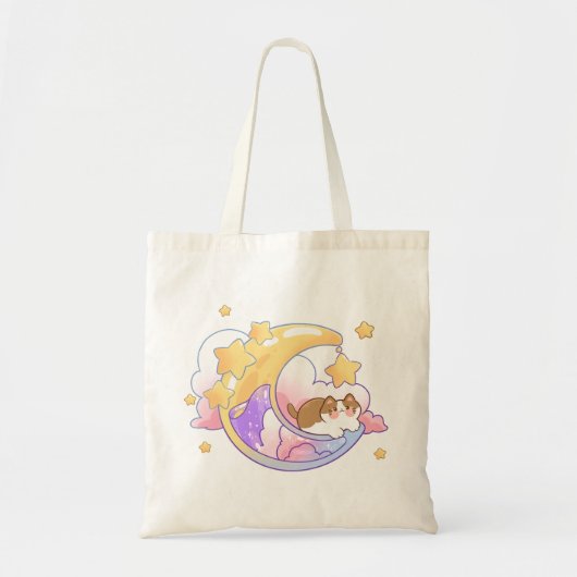Katze auf dem Mond Tote Bag (Voorkant)