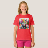 Katze bunt t-shirt (Voorkant volledig)