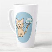 Katze sagt NOPE Latte Mok (Linkerhoek)