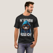 Katze Spruch Lustig Geschenk I N Scheiß muss ich T-shirt (Voorkant volledig)