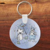 Katze und Hund Sleutelhanger (Achterkant)
