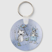 Katze und Hund Sleutelhanger (Achterkant)