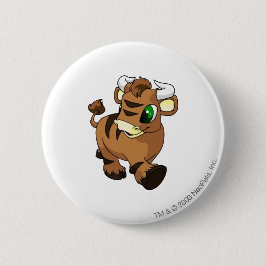 Kau Brown Ronde Button 5,7 Cm (Voorkant)