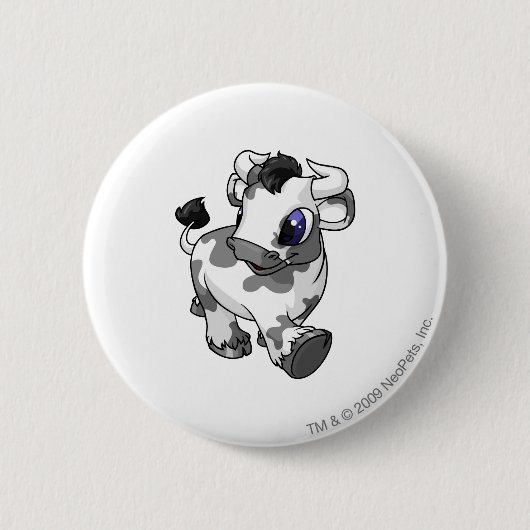 Kau Spotted Ronde Button 5,7 Cm (Voorkant)